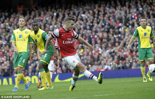 Arsenal: Wilshere ghi bàn kinh điển - 1