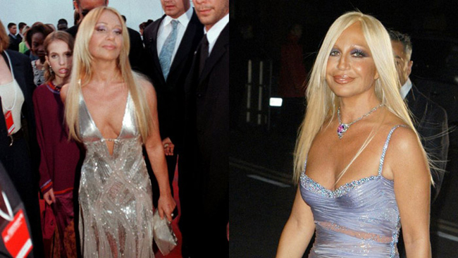 Khi còn 'nguyên bản' NTK tài ba người Ý Donatella Versace chưa bao giờ bị chê kém sắc.
