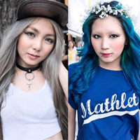 Bí quyết mặc đẹp - Những màu tóc dị biệt của thiếu nữ Nhật