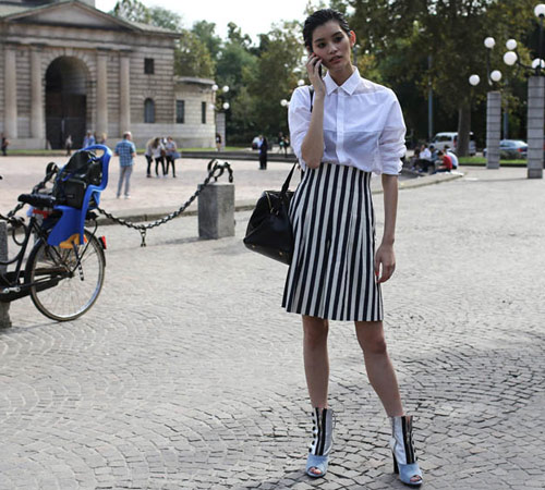 Xinh đẹp độc đáo cùng tín đồ thời trang - 2