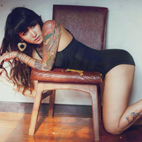 Bạn trẻ - Cuộc sống - Cô gái Thái sở hữu hình xăm khủng