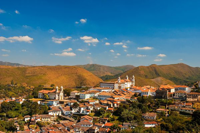 Thành phố xinh đẹp Black Gold thuộc Minas Gerais, Brazil.
