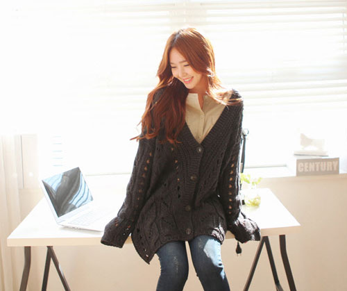 Mặc cardigan duyên dáng cho mùa thu - 16