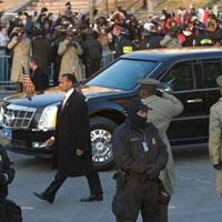 Ô tô - Xe máy - Lộ chi tiết 'siêu limousine' của Tổng thống Obama