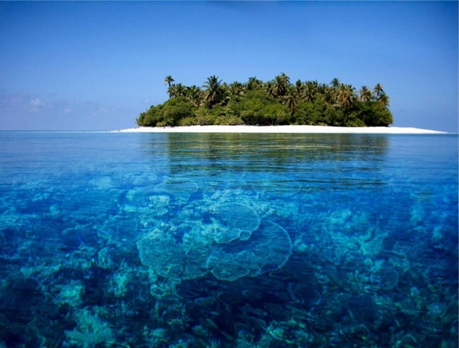 Cộng hòa Maldives là một quốc đảo gồm có 26 đảo san hô nằm ở Ấn Độ Dương bao quanh hơn 1.000 hòn đảo lớn nhỏ.

Maldives mang lại cảm giác bình yên đến lạ thường. Đặt chân tới quốc đảo xinh đẹp này, khó ai có thể cưỡng lại sức quyến rũ của biển xanh, cát trắng, nắng vàng và hẳn sẽ ngỡ mình như đang lạc vào một cõi thiên đường thực sự.

Bạn sẽ được chiêm ngưỡng những rặng san hô tuyệt đẹp, hệ động vật hoang dã phong phú (bao gồm cả cá mập, cá voi). Maldives là địa danh thu hút rất nhiều du khách.
