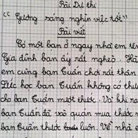 Giáo dục - du học - Bài dự thi hút vạn lượt like của HS lớp 4