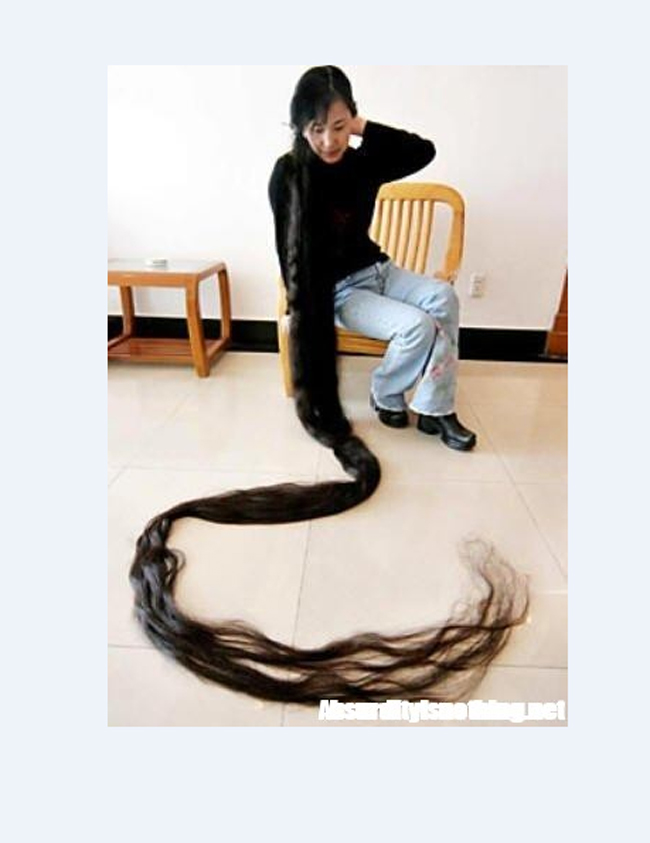 Nhờ vậy mà hiện cô đã trở thành một trong những phụ nữ sở hữu mái tóc dài nhất thế giới
