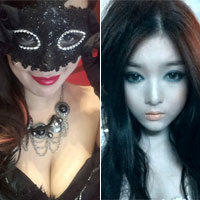 Bạn trẻ - Cuộc sống - Hot girl tung ảnh ma quái chào Halloween