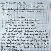 Bạn trẻ - Cuộc sống - Những bài văn điểm 10 gây xúc động