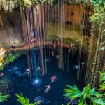 Du lịch - Hố sụt hóa thiên đường bơi lội ở Mexico