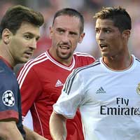 Bóng đá - QBV 2013: Ronaldo vượt mặt Messi, Ribery