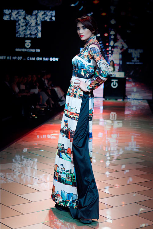 Thổn thức vì áo dài "made in Sài Gòn" - 6