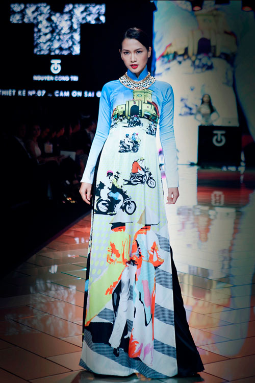 Thổn thức vì áo dài "made in Sài Gòn" - 10