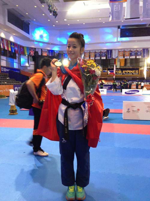 Nhan sắc của hotgirl vô địch taekwondo Châu Tuyết Vân - 3