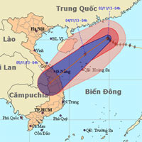 Tin tức trong ngày - Bão số 12 hướng về quần đảo Hoàng Sa
