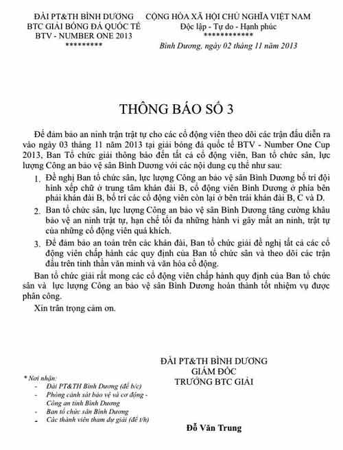 Siết chặt an ninh chung kết BTV Cup - 1