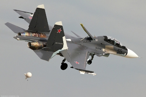 Cận cảnh "sát thủ bầu trời" Su-30SM - 11