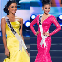 11 bộ đầm lộng lẫy nhất Miss Universe