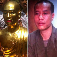 Tin tức trong ngày - Dân bức xúc vì nhà sư rước tượng mình vào chùa