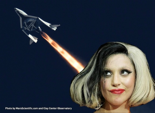Lady Gaga biểu diễn trong vũ trụ - 1
