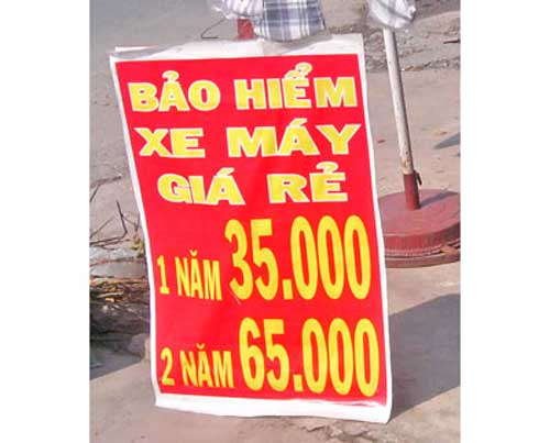 Bảo hiểm xe máy 20.000 đồng tràn ra Hà Nội - 4