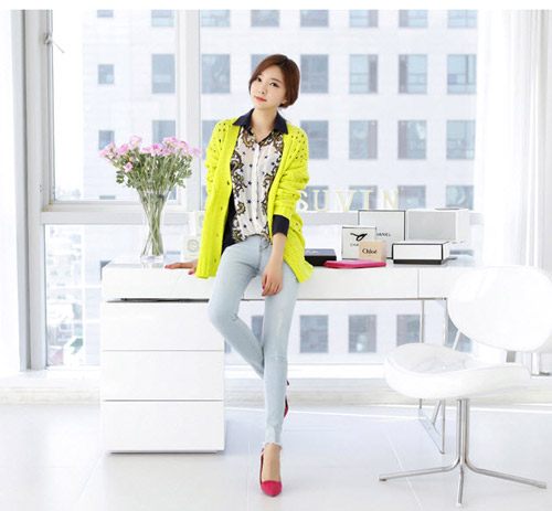 Trải nghiệm với áo khoác xanh neon mùa này - 1