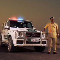 Ô tô - Xe máy - Ngắm Mercedes-Benz G63 AMG "độ" của cảnh sát Dubai
