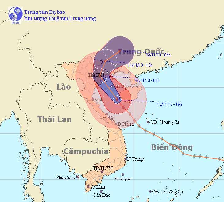 Trực tiếp: Bão Haiyan áp sát Hải Phòng, Quảng Ninh - 7