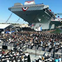 Tin tức trong ngày - Hạ thủy tàu sân bay hiện đại nhất nước Mỹ