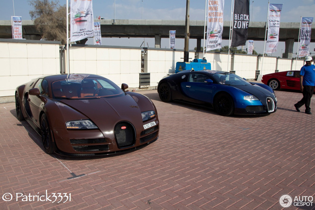 Bộ đôi Bugatti Veyron mới được trình làng tại đây
