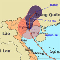 Tin tức trong ngày - Bão Haiyan đã đổ bộ vào Hải Phòng – Quảng Ninh