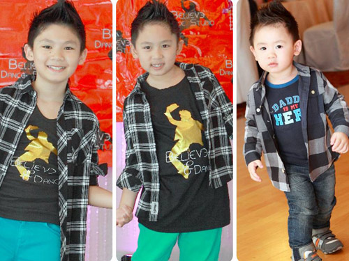 Clip 3 quý tử nhà Bằng Kiều khoe vũ đạo - 2