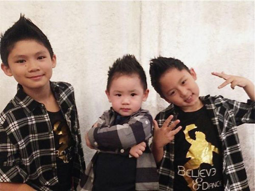 Clip 3 quý tử nhà Bằng Kiều khoe vũ đạo - 6