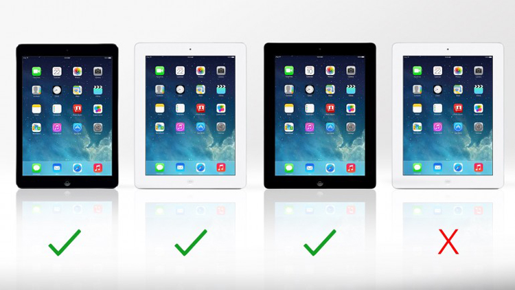 Về hiệu năng đồ họa, iPad Air cho kết quả cực kì ấn tượng, gấp đôi iPad 4, gấp 2,5 lần so với iPad 3 và gấp khoảng 4 lần so với iPad 2 và iPad mini. Một lần nữa iPad 1 không có mặt bởi GFX Bench không tương thích với iOS 5. Kết quả nói trên giống với lời hứa của Apple rằng hiệu năng GPU của iPad Air có thể cao gấp đôi so với thế hệ iPad trước.
