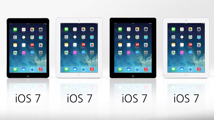 Tất cả các mô hình cũ và mới đều sử dụng hệ điều hành iOS 7 sau khi Apple cung cấp bản cập nhật cho các mẫu iPad cũ.
