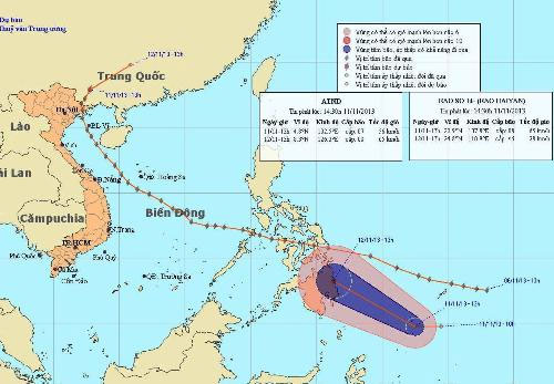 Bão vừa qua, áp thấp nhiệt đới lại đe dọa Biển Đông - 1