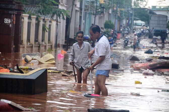Cảnh tan hoang sau lũ ống ở Quảng Ninh - 2