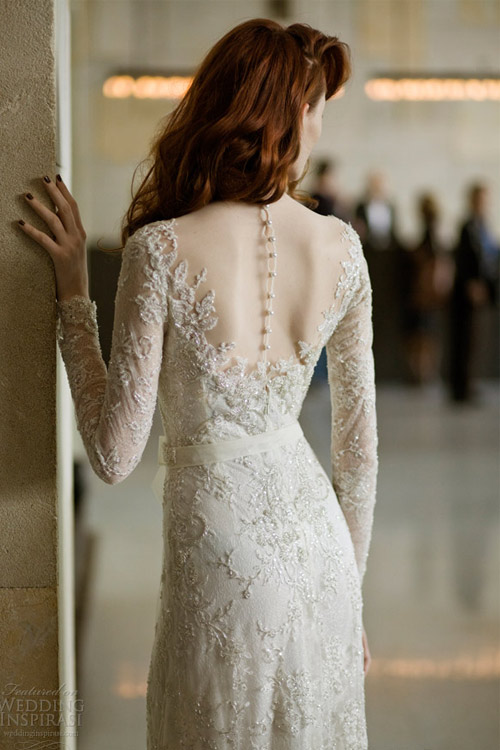 Váy cưới dài tay dành riêng cho mùa lạnh - 19