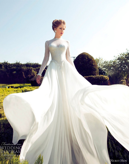 Váy cưới dài tay dành riêng cho mùa lạnh - 6