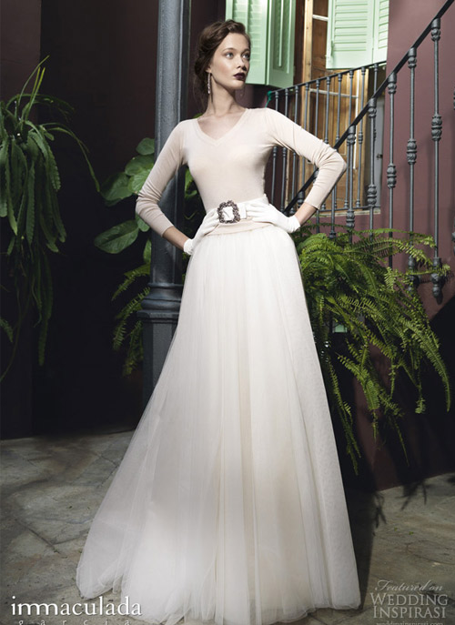 Váy cưới dài tay dành riêng cho mùa lạnh - 8