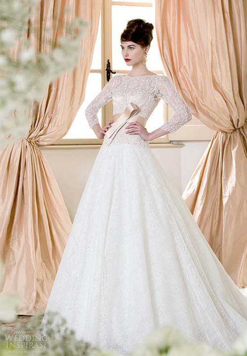 Váy cưới dài tay dành riêng cho mùa lạnh - 13