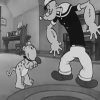 Video Clip Cười - Phim hoạt hình popeye: Chú chó tàng hình