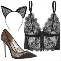 Thời trang công sở - Ren đánh thức vẻ gợi cảm lúc giao mùa