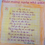 Giáo dục - du học - Cô bé lớp 3 làm thơ tặng thầy cô ngày 20/11