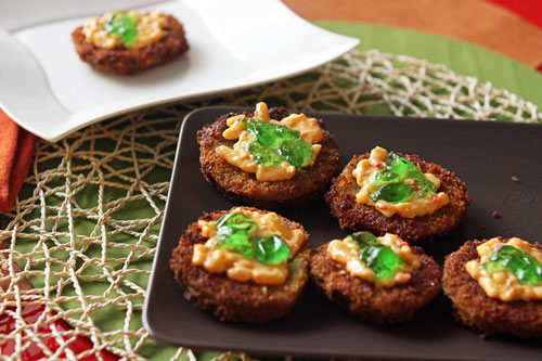 Cà chua xanh chiên xù lạ miệng - 7