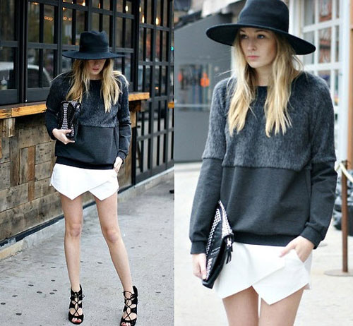 Diện skort yêu kiều trong nắng mùa đông - 3