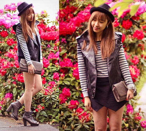 Diện skort yêu kiều trong nắng mùa đông - 16