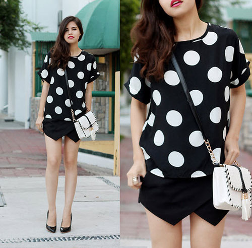 Diện skort yêu kiều trong nắng mùa đông - 14