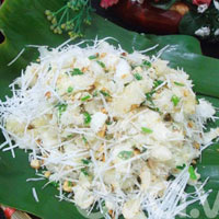 Ẩm thực - Sắn trộn dừa nhâm nhi ngày lạnh