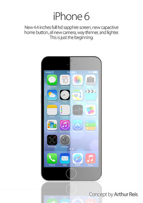 iPhone 6 concept cực đẹp với màn hình bằng đá sapphire - 12